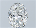 Diamante Natural 0.70 quilates, Ovalado , Color F, claridad IF y certificado GIA