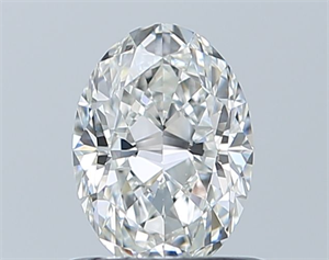 Foto Diamante Natural 0.70 quilates, Ovalado , Color F, claridad IF y certificado GIA de