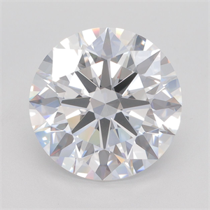 Picture of Lab Grown Diamond 6.54 Carats, Round with Excellent Cut, D Color, IF Clarity and Certified by GIA