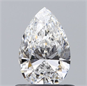Diamante Natural 0.57 quilates, De pera , Color D, claridad VS1 y certificado GIA