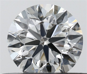 Picture of Natural Diamond 0.40 Carats, Round with Excellent Cut, G Color, VS1 Clarity and Certified by IGI