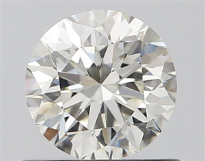Picture of Natural Diamond 0.70 Carats, Round with Very Good Cut, I Color, VVS1 Clarity and Certified by IGI