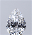 Diamante Natural 0.55 quilates, De pera , Color D, claridad VS2 y certificado GIA