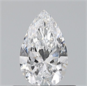 Diamante Natural 0.50 quilates, De pera , Color D, claridad VS1 y certificado GIA