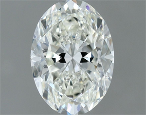 Picture of Natural Diamond 0.50 Carats, Oval with  Cut, I Color, VS1 Clarity and Certified by IGI