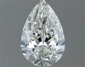 Picture of Natural Diamond 0.70 Carats, Pear with  Cut, I Color, VS2 Clarity and Certified by GIA