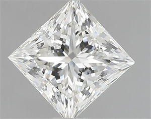 Picture of Natural Diamond 0.90 Carats, Princess with  Cut, H Color, VVS1 Clarity and Certified by IGI