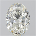 Natural Diamond 2.01 Carats, Oval with  Cut, I Color, VS2 Clarity and Certified by GIA