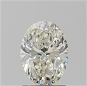 Natural Diamond 1.50 Carats, Oval with  Cut, J Color, SI1 Clarity and Certified by GIA