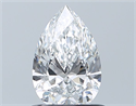 Diamante Natural 0.72 quilates, De pera , Color D, claridad VS1 y certificado GIA