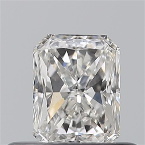 Foto Diamante Natural 0.39 quilates, Radiante , Color F, claridad VS1 y certificado GIA de