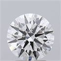 Lab Grown Diamond 2.58 Carats, Round with Ideal Cut, E Color, IF Clarity and Certified by IGI