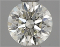 Diamante Natural 0.52 quilates, Redondo , Color J, claridad VVS2 y certificado IGI