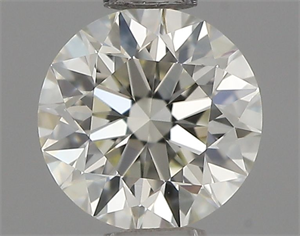 Picture of Natural Diamond 0.52 Carats, Round with Excellent Cut, J Color, VVS2 Clarity and Certified by IGI
