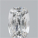 Natural Diamond 0.50 Carats, Cushion with  Cut, E Color, SI1 Clarity and Certified by GIA