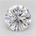 Lab Grown Diamond 4.03 Carats, Round with Ideal Cut, D Color, VS1 Clarity and Certified by IGI