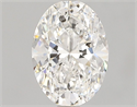 Natural Diamond 1.01 Carats, Oval with  Cut, F Color, I1 Clarity and Certified by GIA