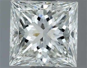 Picture of Natural Diamond 1.00 Carats, Princess with  Cut, H Color, VVS1 Clarity and Certified by IGI
