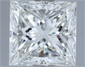 Natural Diamond 2.06 Carats, Princess with  Cut, H Color, VS1 Clarity and Certified by IGI