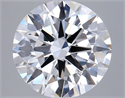 Lab Grown Diamond 3.02 Carats, Round with Ideal Cut, E Color, VVS2 Clarity and Certified by IGI