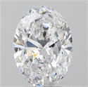 Diamante Natural 3.01 quilates, Ovalado , Color D, claridad SI2 y certificado GIA