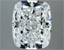 Natural Diamond 4.03 Carats, Cushion with  Cut, G Color, VS1 Clarity and Certified by GIA
