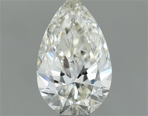 Picture of Natural Diamond 0.50 Carats, Pear with  Cut, K Color, VVS2 Clarity and Certified by GIA