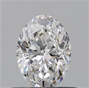 Natural Diamond 0.57 Carats, Oval with  Cut, E Color, VS1 Clarity and Certified by GIA
