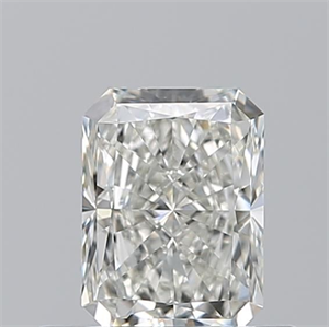 Picture of Natural Diamond 0.50 Carats, Radiant with  Cut, I Color, VVS2 Clarity and Certified by GIA