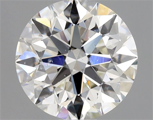 Picture of Natural Diamond 0.85 Carats, Round with Excellent Cut, I Color, SI1 Clarity and Certified by GIA