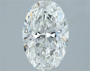 Picture of Natural Diamond 2.00 Carats, Oval with  Cut, H Color, VS2 Clarity and Certified by IGI