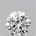 Diamante Natural 0.40 quilates, Redondo , Color H, claridad IF y certificado GIA
