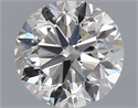 Natural Diamond 0.50 Carats, Round with Very Good Cut, I Color, VS1 Clarity and Certified by GIA
