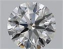 Diamante Natural 0.70 quilates, Redondo , Color G, claridad SI1 y certificado GIA