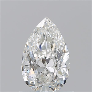 Picture of Natural Diamond 0.80 Carats, Pear with  Cut, G Color, VS2 Clarity and Certified by GIA
