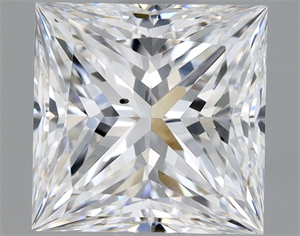 Foto Diamante Natural 1.02 quilates, Princesa , Color D, claridad SI1 y certificado GIA de