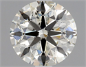 Natural Diamond 0.81 Carats, Round with Excellent Cut, K Color, SI2 Clarity and Certified by GIA