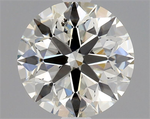 Picture of Natural Diamond 0.81 Carats, Round with Excellent Cut, K Color, SI2 Clarity and Certified by GIA