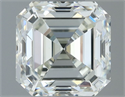 Natural Diamond 1.00 Carats, Asscher with  Cut, J Color, VS1 Clarity and Certified by IGI