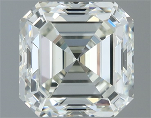 Picture of Natural Diamond 1.00 Carats, Asscher with  Cut, J Color, VS1 Clarity and Certified by IGI