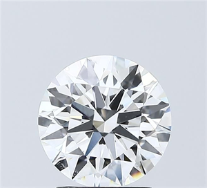 Picture of Lab Grown Diamond 2.03 Carats, Round with Ideal Cut, D Color, VVS1 Clarity and Certified by IGI