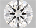Diamante Natural 0.44 quilates, Redondo , Color F, claridad VVS1 y certificado GIA