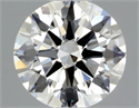 Diamante Natural 0.51 quilates, Redondo , Color H, claridad VVS1 y certificado GIA