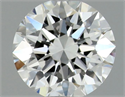 Natural Diamond 0.40 Carats, Round with Excellent Cut, F Color, VVS1 Clarity and Certified by GIA