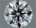 Natural Diamond 0.70 Carats, Round with Very Good Cut, I Color, VS2 Clarity and Certified by IGI