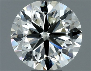 Picture of Natural Diamond 0.70 Carats, Round with Very Good Cut, I Color, VS2 Clarity and Certified by IGI