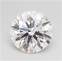 Lab Grown Diamond 1.03 Carats, Round with Ideal Cut, D Color, FL Clarity and Certified by IGI