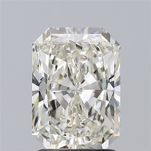 Picture of Natural Diamond 1.71 Carats, Radiant with  Cut, J Color, VS2 Clarity and Certified by GIA