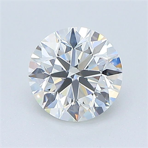 Picture of Natural Diamond 0.70 Carats, Round with Excellent Cut, I Color, VS1 Clarity and Certified by GIA
