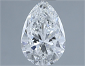 Natural Diamond 1.00 Carats, Pear with  Cut, F Color, VS1 Clarity and Certified by GIA